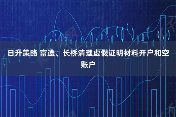 日升策略 富途、长桥清理虚假证明材料开户和空账户